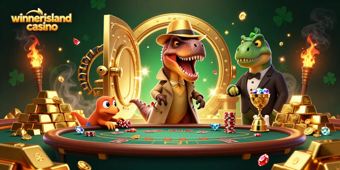 Experience the thrill of winnerislandcasino with vibrant characters and captivating gaming elements.
